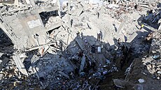 Dabalíja po izraaelském bombardování pásma Gazy