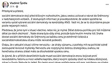 Vstoupit na kandidátky ANO se mi jeví jako strategická chyba, která ohrouje...