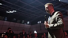 Lídr Starost a nezávislých, ministr vnitra Vít Rakuan na snmu hnutí STAN