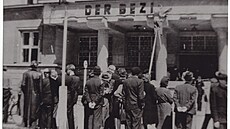 Nkdejí sídlo gestapa v Pardubicích na dobovém snímku. V budov dnes sídlí...