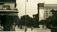 Nkdejí sídlo gestapa v Pardubicích na dobovém snímku. V budov dnes sídlí...