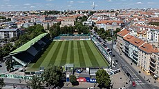 Unikátní snímky z dronu nabízejí pohled na ikonický vr�ovický stadion.