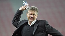 Jozef Chovanec jako trenér Sparty v roce 2008.