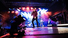 Ji�í Machá�ek s kapelou Mig 21 na Majálesu Pardubice 2025. (16. kv�tna 2025)