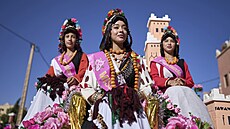 Festival r��í ve m�st� Kalaat M�gúna v Maroku (7. kv�tna 2025)