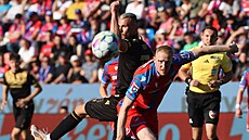Momentka z ligového utkání mezi Plzní a Baníkem Ostrava. Na snímku Erik Prekop...