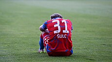 Zklamaný plzeský fotbalista Pavel ulc po domácí poráce s Baníkem Ostrava.