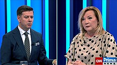 Jan Skope�ek a Alena Schillerová v Partii na CNN Prima News (18. kv�tna 2025)