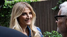 Tereza Maxová na vernisáži Roberta Vana (6. května 2025)