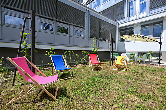 DÄtšt­ pacienti Psychiatrick© kliniky FN Brno si mohou hrát v nov© zahradÄ