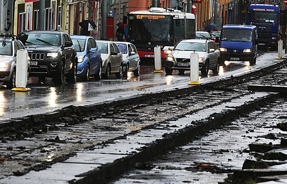 Plzeská ulice v Praze, rekonstrukce tramvajové trati (2015)