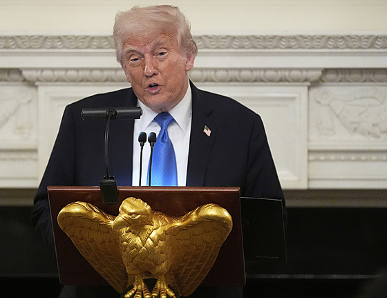 Americký prezident Donald Trump (20. kvtna 2025)