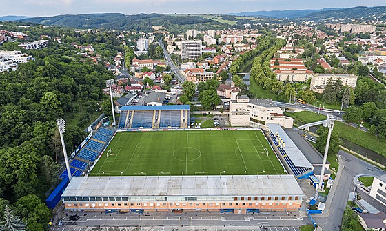 Zlínský fotbalový stadion Letná