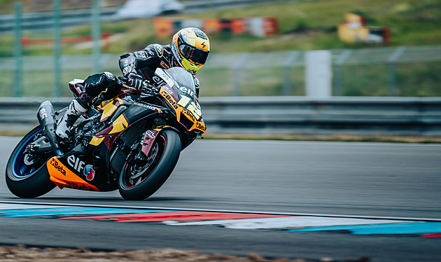 Nejlepší sezonní výsledek. Salač v Aragonii dojel v Moto2 na pátém místě