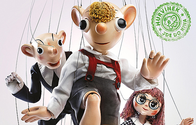 Chacháááá! Hurvínek už zase zkusí kino. Předchozí pokusy dopadly neslavně
