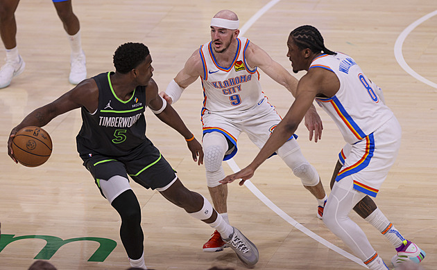 Drtička značky OKC jede i ve třetí rundě, Minnesotu semlela po půli