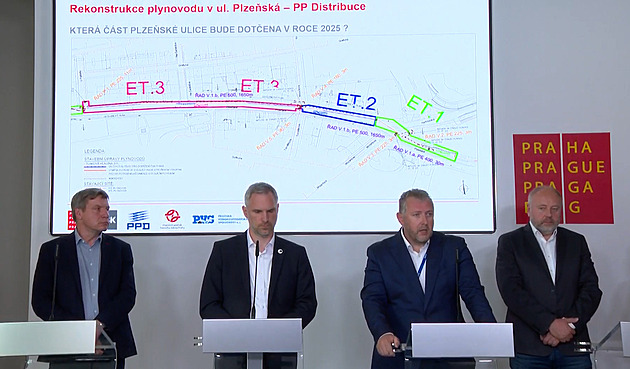 Obtíž pro pražskou dopravu. Na měsíce rozkopou Plzeňskou, starosta čeká chaos