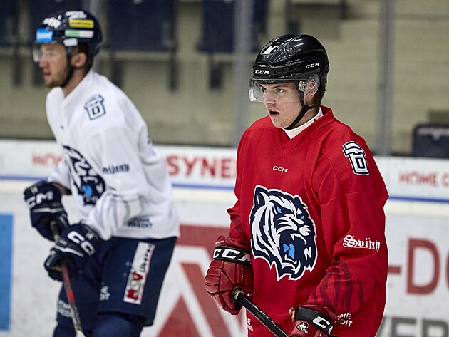 Adrien Bartovi na trninku Blch Tygr Liberec.