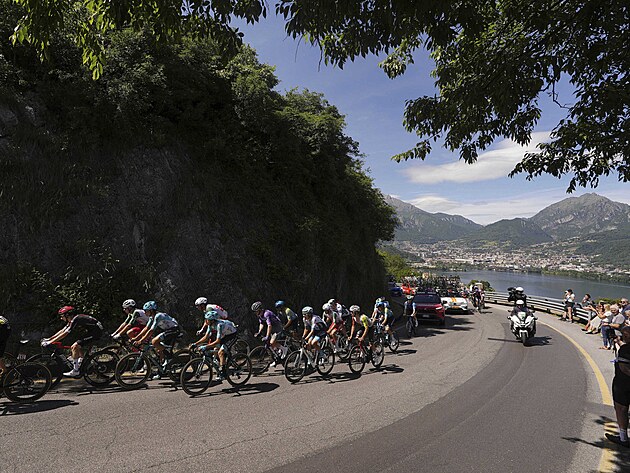 Denn� �nik b�hem 18. etapy italsk�ho Gira