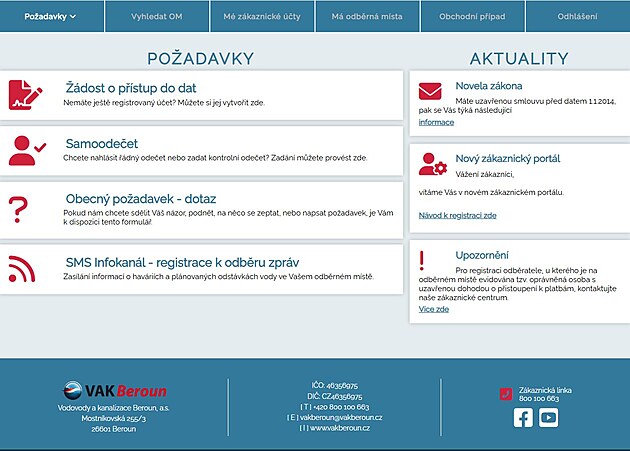 U mte zkaznick et na vodu?