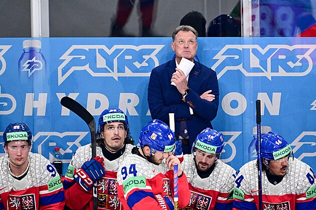 Radim Rul�k na �esk� st��da�ce b�hem �tvrtfin�le mistrovstv� sv�ta proti...