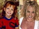 Zpvaka Britney Spearsová jako dít a dnes