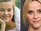 Hereka Reese Witherspoonová jako dít a v souasnosti