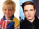 Herec Robert Pattinson v dtství a dnes