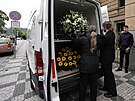 Smutení výzdoba na poslední rozlouení s Jiím Bartokou.(20. kvtna 2025)