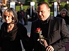 Ministr kultury Martin Baxa pichází na rozluku s Jiím Bartokou. (20. kvtna...