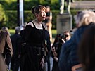 Hereka Tereza Kostková pichází na rozluku s Jiím Bartokou. (20. kvtna...