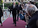 Premiér Petr Fiala dorazil na rozluku s Jiím Bartokou. (20. kvtna 2025)