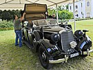 Opravený automobil �í�ského protektora Reinharda Heydricha v Památníku...