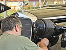 Opravený automobil �í�ského protektora Reinharda Heydricha v Památníku...