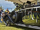 Opravený automobil �í�ského protektora Reinharda Heydricha v Památníku...
