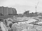 Rozshl stavenit v prostoru bvalho Hornho pedmst. Rok 1972