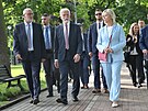 Nvtva prezidenta Petra Pavla s manelkou Evou v eskm Tn. (26. kvtna...