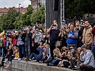 Armáda eské republiky si na praských náplavkách pipomíná 80. výroí od konce...