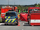 Dlnici D10 ve smru na Turnov uzavela v ptek dopoledne hromadn nehoda,...