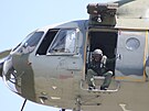 V arelu vojenskho vodnho cviit v Litomicch probhal leteck vcvik...