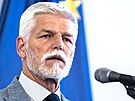 Prezident Petr Pavel po jednání nejvy��ích ústavních �initel� na Pra�ském hrad�