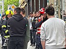 Zsah hasisk speciln jednotky v Praze na Andlu kvli neznm ltce. (20....
