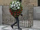 Poslední rozlouení s hercem a prezidentem karlovarského festivalu Jiím...
