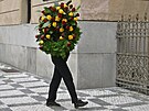 Poslední rozlouení s hercem a prezidentem karlovarského festivalu Jiím...