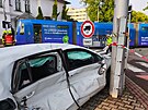 V Ostrav-Vtkovicch vykolejila po stetu s automobilem tramvaj. (27. kvtna...