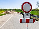 Stavba vchodnho obchvatu astolovic na Rychnovsku.