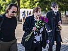 Here�ka Ivanka Devátá p�ichází do Rudolfina na poslední rozlou�ení s Ji�ím...