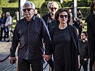 Here�ka Veronika Freimanová p�ichází do Rudolfina na poslední rozlou�ení s...