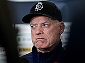 Trenér reprezentace Radim Rulík po píletu eských hokejist z mistrovství...