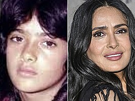 Hereka Salma Hayeková jako dít a v souasnosti